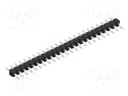 Connector: pin strips; pin header; male; PIN: 24; 2.54mm; SMT; 1x24