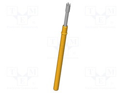 Test needle; Operational spring compression: 4mm; 5A; Ø: 1.3mm