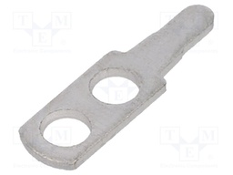 Solder lug; THT; brass; tinned