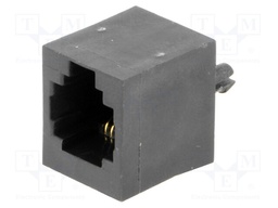 Socket; RJ12; PIN: 6; Layout: 6p6c; THT; straight