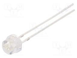 LED; green; 750÷1120mcd; 100°; Front: convex; 5V; 2.54mm; THT