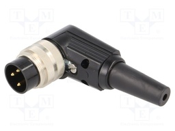 Connector: M16; male; for cable; IP40; plug; soldering; 250V; PIN: 3