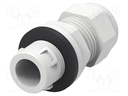 Cable gland; M20; IP68; Mat: polyamide; light grey; Entrelec