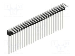 Connector: pin strips; pin header; male; PIN: 25; 1.27mm; THT; 1x25