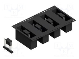 Connector: pin strips; pin header; male; PIN: 7; 2.54mm; SMT; 1x7