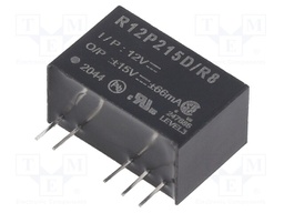 Converter: DC/DC; 2W; Uin: 10.8÷13.2V; Uout: 15VDC; Uout2: -15VDC
