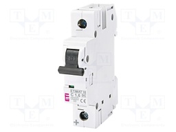 Circuit breaker; 220VDC; Inom: 1.6A; Poles: 1; Charact: C; 6kA; IP20