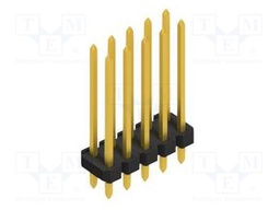 Connector: pin strips; pin header; male; PIN: 10; 2.54mm; THT; 2x5