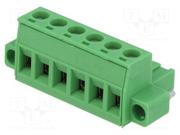 Pluggable terminal block; 5.08mm; ways: 6; straight; plug; female