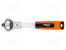Rattle; 3/8"; pivoting; 360mm; Teeth: 72