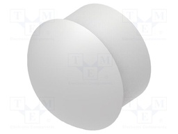 Stopper; polyamide; light grey; L: 17mm; -20÷100°C; Entrelec