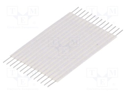 Connector: jumper cable; Cable ph: 1.27mm; L: 25.4mm; straight