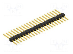 Connector: pin strips; pin header; male; PIN: 21; 2.54mm; SMT; 1x21