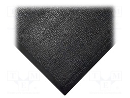 Anti fatigue mat; Width: 0.9m; L: 1.5m; Mat: PVC,foam; Colour: black