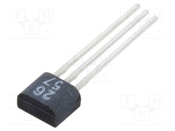 Transistor: NPN; bipolar; 10V; 2A; 1W; TO92