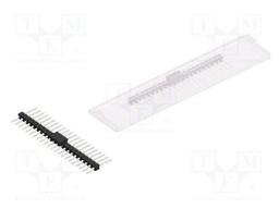 Connector: pin strips; pin header; male; PIN: 22; 2.54mm; SMT; 1x22
