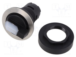 Switch: rotary; 22mm; Stabl.pos: 1; yes; IP65; Pos: 2; Cutout: Ø22.3mm