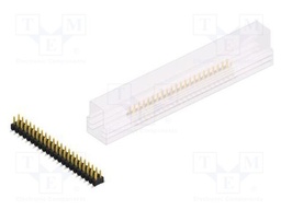 Connector: pin strips; pin header; male; PIN: 44; 2.54mm; SMT; 2x22