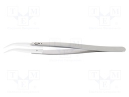 Tweezers; 135mm; Blade tip shape: flat,bent; universal