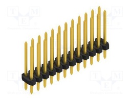 Connector: pin strips; pin header; male; PIN: 24; 2mm; THT; 2x12