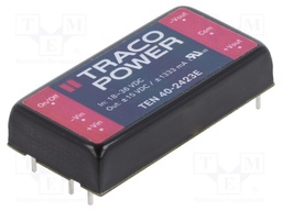 Converter: DC/DC; 40W; Uin: 18÷36V; Uout: 15VDC; Uout2: -15VDC; 2"x1"