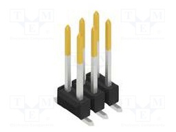 Connector: pin strips; pin header; male; PIN: 6; 2.54mm; SMT; 2x3
