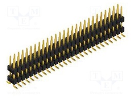 Connector: pin strips; pin header; male; PIN: 54; 2.54mm; SMT; 2x27