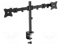 Monitor holder; 8kg; Size: 13"-27"; for two monitors; 428mm