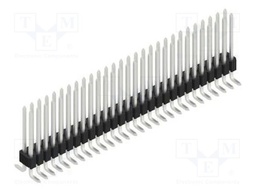 Connector: pin strips; pin header; male; PIN: 56; 1.27mm; SMT; 2x28