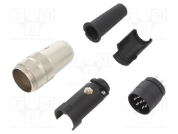 Connector: M16; male; for cable; IP40; plug; soldering; 125V; PIN: 7