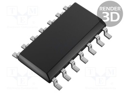 IC: operational amplifier; 3MHz; SO14; 2.7÷36VDC; reel,tape