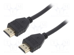 Cable; HDMI 2.0; HDMI plug,micro HDMI plug; 1m; black