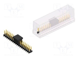 Connector: pin strips; pin header; male; PIN: 36; 2mm; SMT; 2x18