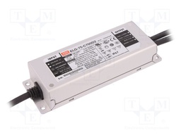 Power supply: switched-mode; LED; 74.9W; 53÷107VDC; 700mA; IP67