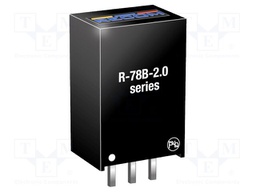 Converter: DC/DC; 3.6W; Uin: 4.75÷32V; Uout: 1.8VDC; Iout: 2A; SIP3
