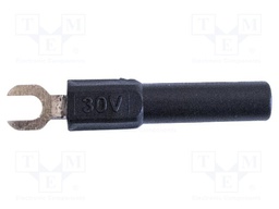 Fork terminals; banana 4mm plug,fork terminal; 36A; 30VAC; 60VDC