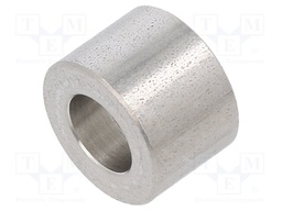 Spacer sleeve; 5.3mm; cylindrical; stainless steel; Out.diam: 7mm