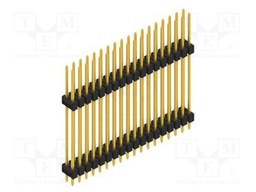 Connector: pin strips; pin header; male; PIN: 36; 2.54mm; THT; 2x18