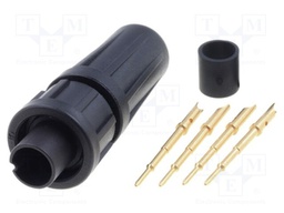 Connector: circular; Series: EN2; plug; male; soldering; for cable