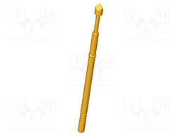 Test needle; Operational spring compression: 4mm; 5A; Ø: 2mm
