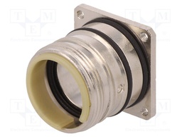 Enclosure: for circular connectors; external thread; straight