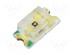 LED; SMD; 0603; red; 80÷160mcd; 1.6x0.8x0.6mm; 140°; 1.6÷2.5V; 20mA