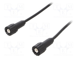 Test lead; 3A; BNC male plug- BNC male plug; Urated: 150V; Len: 1m