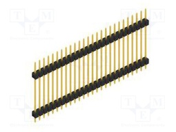 Connector: pin strips; pin header; male; PIN: 26; 2.54mm; THT; 1x26