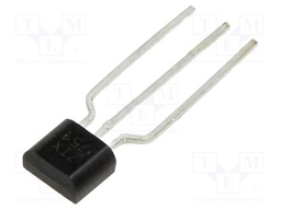 Transistor: PNP; bipolar; 60V; 2A; 1W; TO92