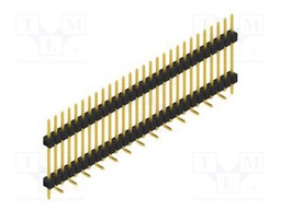 Connector: pin strips; pin header; male; PIN: 28; 2.54mm; SMT; 1x28