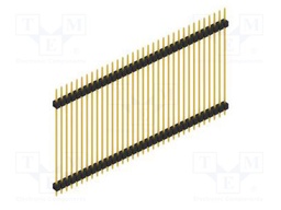 Connector: pin strips; pin header; male; PIN: 34; 2.54mm; THT; 1x34