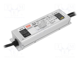 Power supply: switched-mode; LED; 150.15W; 72÷143VDC; 1050mA; IP67