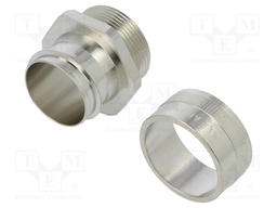 Straight terminal connector; ØBraid : 54mm; brass; -55÷260°C