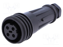 Connector: circular; plug; female; PIN: 4; Buccaneer 900; for cable